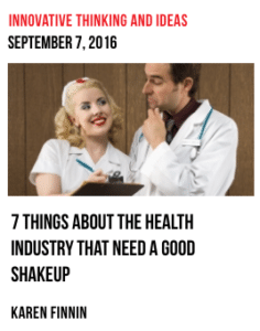 Health Industry Shakeup